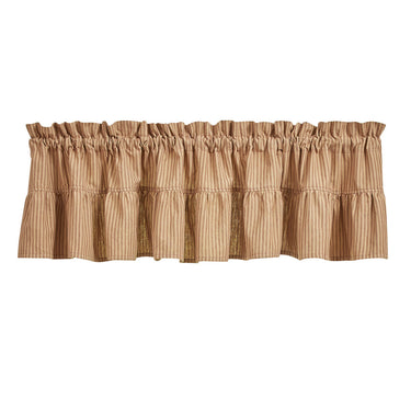 Sturbridge Ticking Ruffle Valance 14